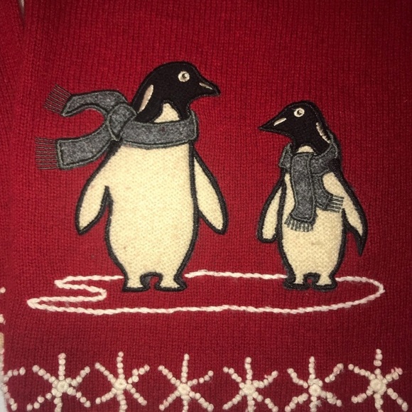 NWOT Statements by Danielle Penguin Holiday Sweater Size Large - VINTAGE - Picture 6 of 9
